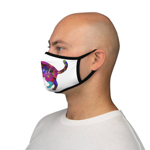 Fitted Polyester Face Mask - Fancy Flora - KORAT