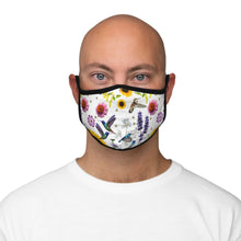 Load image into Gallery viewer, Fitted Polyester Face Mask - Wilma’s Wonder Garden - KORAT
