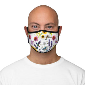 Fitted Polyester Face Mask - Wilma’s Wonder Garden - KORAT