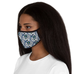 Fitted Polyester Face Mask - Blakey Blue - KORAT