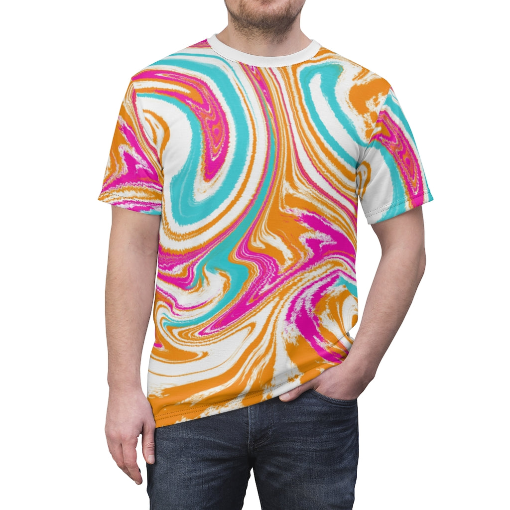 Unisex AOP Cut & Sew Tee - Te Tie-Dye - KORAT