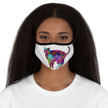 Load image into Gallery viewer, Fitted Polyester Face Mask - Fancy Flora - KORAT
