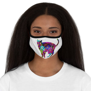 Fitted Polyester Face Mask - Fancy Flora - KORAT