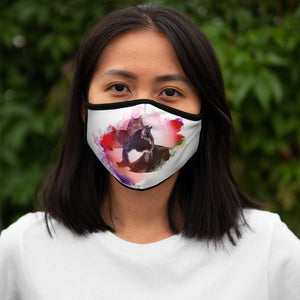 Fitted Polyester Face Mask - Fagioli Kitties - KORAT