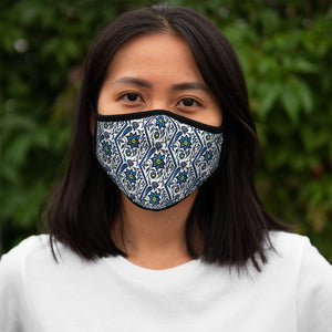 Fitted Polyester Face Mask - Blakey Blue - KORAT