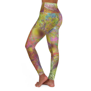 High Waisted Yoga Leggings - Justin’s Planet (J21) - KORAT