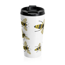 Load image into Gallery viewer, Stainless Steel Travel Mug - Bee Kind - KORAT
