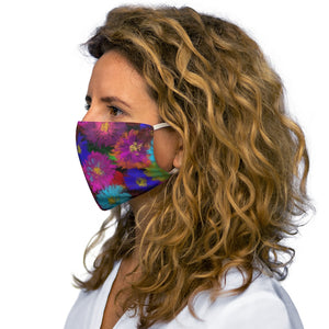 Snug-Fit Polyester Face Mask - Fancy Flora - KORAT