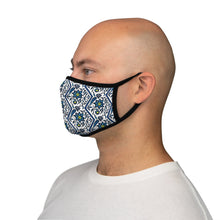 Load image into Gallery viewer, Fitted Polyester Face Mask - Blakey Blue - KORAT
