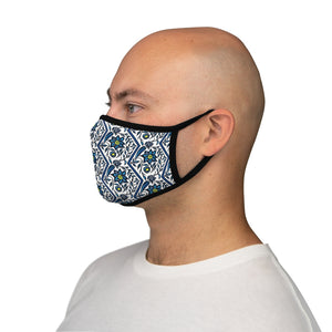 Fitted Polyester Face Mask - Blakey Blue - KORAT