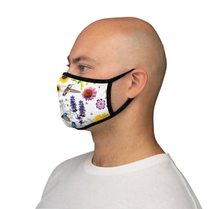 Fitted Polyester Face Mask - Wilma’s Wonder Garden - KORAT