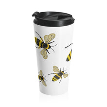 Load image into Gallery viewer, Stainless Steel Travel Mug - Bee Kind - KORAT
