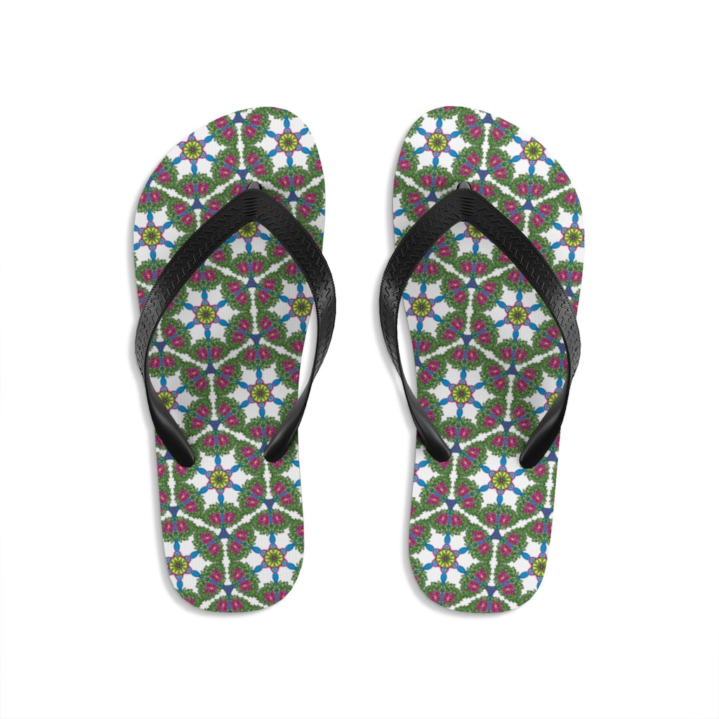 Unisex Flip-Flops - Garden of Gloria - KORAT