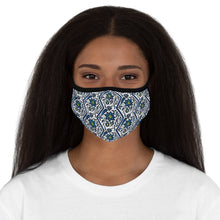 Load image into Gallery viewer, Fitted Polyester Face Mask - Blakey Blue - KORAT
