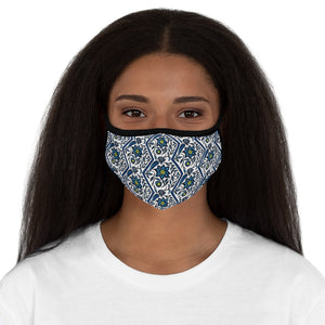 Fitted Polyester Face Mask - Blakey Blue - KORAT