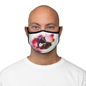 Fitted Polyester Face Mask - Fagioli Kitties - KORAT