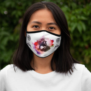 Fitted Polyester Face Mask - Patties Dream Cat - KORAT