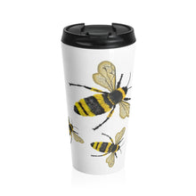 Load image into Gallery viewer, Stainless Steel Travel Mug - Bee Kind - KORAT
