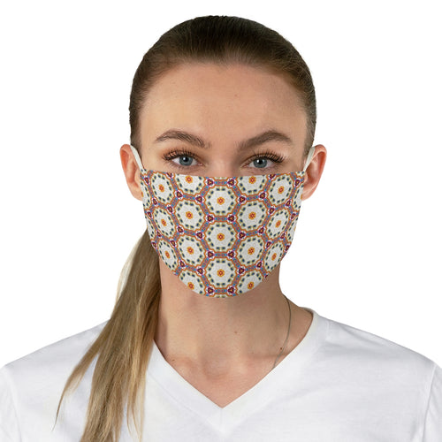 Fabric Face Mask - Pinky Honeycombs - KORAT