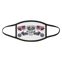 Load image into Gallery viewer, Mixed-Fabric Face Mask - Harley Davidson with USA &amp; Eagle - KORAT
