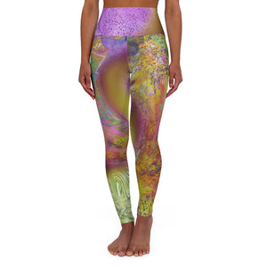 High Waisted Yoga Leggings - Justin’s Planet (J21) - KORAT