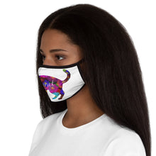 Load image into Gallery viewer, Fitted Polyester Face Mask - Fancy Flora - KORAT
