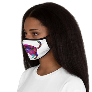 Fitted Polyester Face Mask - Fancy Flora - KORAT