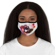 Load image into Gallery viewer, Fitted Polyester Face Mask - Fagioli Kitties - KORAT
