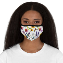 Load image into Gallery viewer, Fitted Polyester Face Mask - Wilma’s Wonder Garden - KORAT
