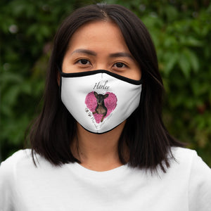 Fitted Polyester Face Mask - Heart of Harley - KORAT