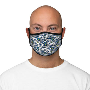 Fitted Polyester Face Mask - Blakey Blue - KORAT