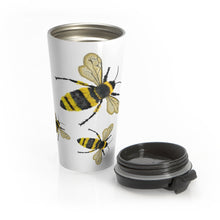 Load image into Gallery viewer, Stainless Steel Travel Mug - Bee Kind - KORAT
