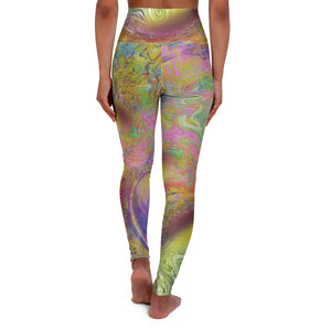 High Waisted Yoga Leggings - Justin’s Planet (J21) - KORAT