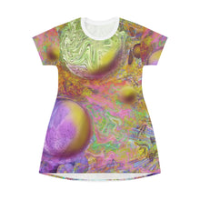 Load image into Gallery viewer, All Over Print T-Shirt Dress - Justins Planet (J21) - KORAT
