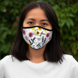 Fitted Polyester Face Mask - Wilma’s Wonder Garden - KORAT