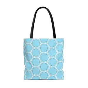 AOP Tote Bag - Kayla A. Circle of Snowmen - KORAT