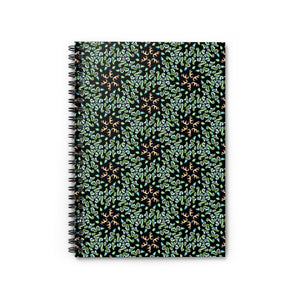 Spiral Notebook - Ruled Line - Eve’s Emerald Curls - KORAT