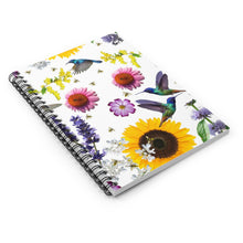 Load image into Gallery viewer, Spiral Notebook - Ruled Line - Wilma’s Flower Garden - KORAT
