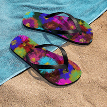 Load image into Gallery viewer, Unisex Flip-Flops - Fancy Flora - KORAT
