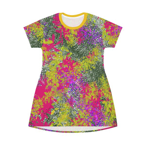 All Over Print T-Shirt Dress - Amy D. - KORAT