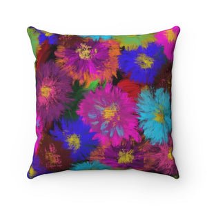 Spun Polyester Square Pillow - Fancy Flora - KORAT